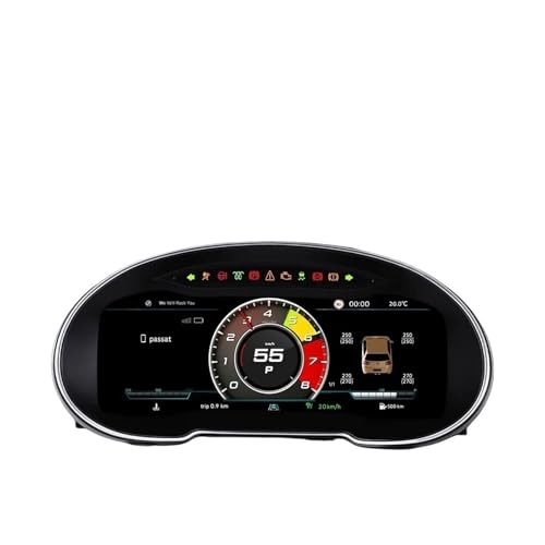 Panel digital LCD Volkswagen Skoda Octavia 2015-2020 velocímetro odómetro pantalla cuadro instrumentos 4