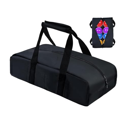 de Deporte | de Transporte Impermeable con Doble Cremallera - de Almacenamiento Resistente para Pelotas de Petanca - para Entrenamiento, Juego, competición, Viajes, jardín, césped