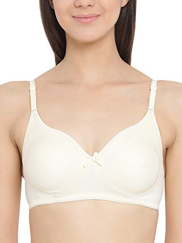 Image of Clovia Women's Cotton Solid Non-Padded Full Cup Wire Free T-Shirt Bra