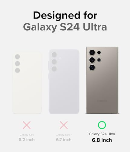 Capa Slim Leve Anti Impacto Ringke Modelo Onyx Compatível com Galaxy S24 Ultra (6.8 Pol) - Preto