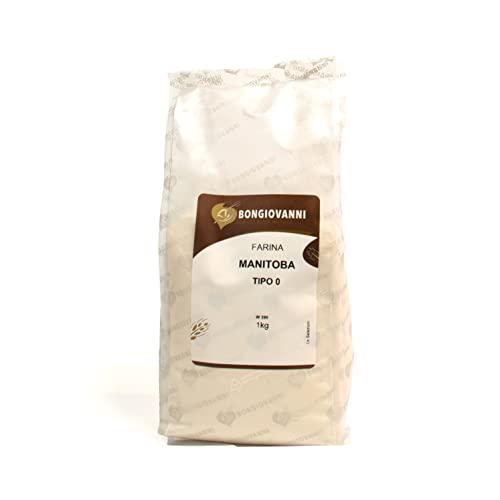 BONGIOVANNI FARINE E BONTA' NATURALI Farina Manitoba Tipo 0, per Pasticceria Lievitata, Formato da 1K