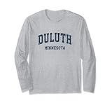 Photo Gallery duluth minnesota mn vintage varsity sport navy design maglia a manica Photo Gallery duluth minnesota mn vintage varsity sport navy design maglia a manica