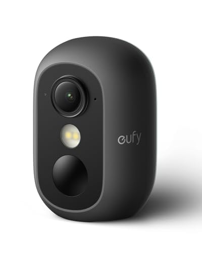 eufy Security eufyCam C35 cámara de vigilancia WiFi Exterior e Interior, Instalación magnética, batería de 180 días, HD 1080p, visión Nocturna, sin cuotas mensuales, Compatible con Homebase 3