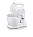 Severin - Set miscelatore manuale con ciotola e 300 W di potenza HM 3810, colore: Bianco/Grigio