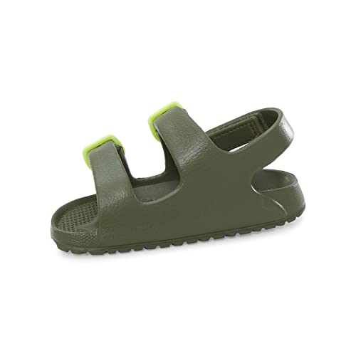OshKosh B'Gosh Boys Rivar Sandal, Olive/Lime by OSHKOSH B'GOSH - Used condition - Image 6