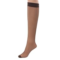 Knee high pop socks for women with made from nylon 15 Denier appearance knee high pop socks for ladies with comfort top The soft top knee high pop socks are available in black, mink nearly black, bamboo, tan, and more 6 pairs of nylon knee high pop s...