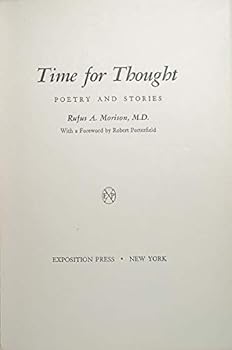 Hardcover Time for Thought Poetry and Stories Book