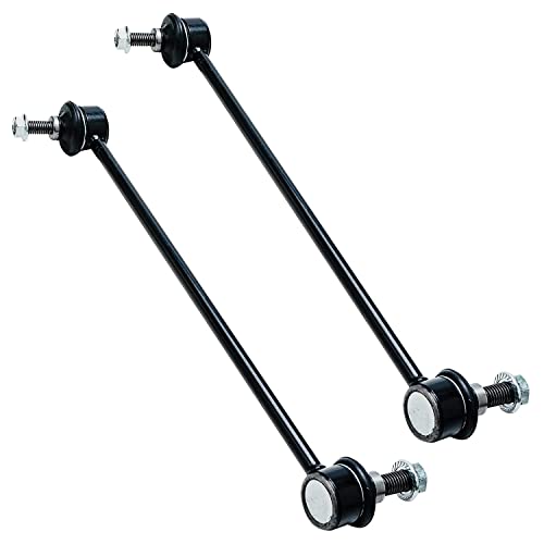 Image of Detroit Axle - 14pc Front End Suspension Kit for 2000-2006 Volvo S80 2 Lower Control Arms 2 Lower Ball Joints 4 Inner Outer Tie Rods 4 Front Rear Sway Bars 2 Boots 2001 2002 2003 2004 2005 Replacement