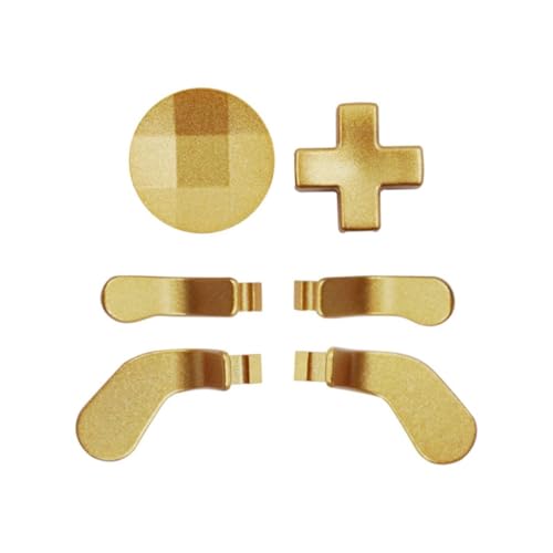 Image of Metal Thumb sticks Controller Replacement Accessories for Xbox One Elite Series 2, 16 in 1 Replacement Magnetic Buttons Kit Includes 6 Joysticks, 4 Paddles, 2 D-Pads, 4 Tools