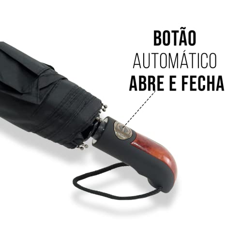 Guarda Chuva Grande Automatico Reforçado Contra Vento Original, Cabe na Bolsa/Mochila