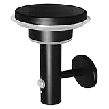 Osram ENDURA Style Solar Außenbeleuchtung, Schwarz, Edelstahl, IP44, Bewegungs- und Tageslichtsensor, solarbetrieben, ideal für Terrassen und Eingänge