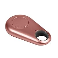 AQUARIUS Last Location Finder GPS Tracker Key Finder with Wireless Sensor and Anti-Theft Alarm, Bluetooth Connectivity Wireless Key Ring, Rose Gold