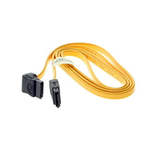 Cable SATA III 39in perfil bajo conector recto y ángulo miniatura 3