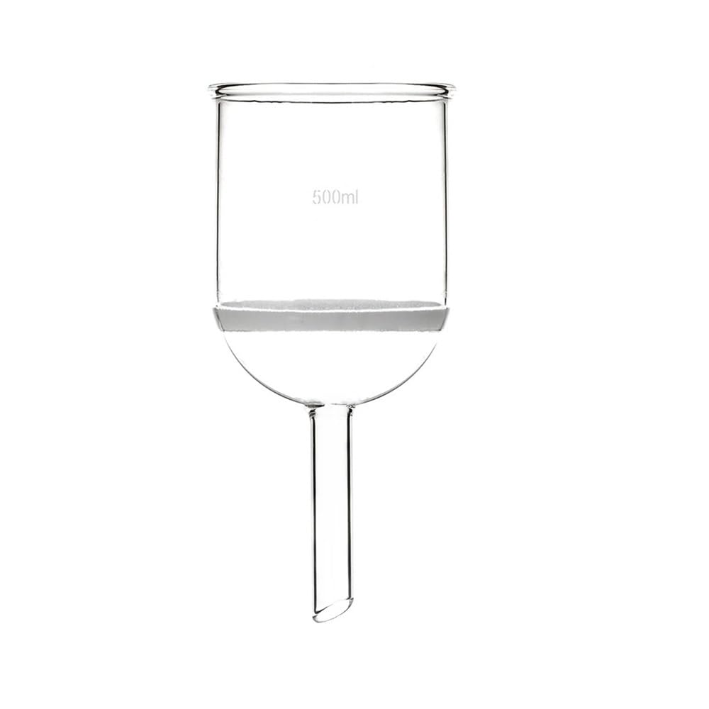 Équipements et fournitures de laboratoire Entonnoir en verre de 500 ml, tube droit for sable, matériel laboratoire