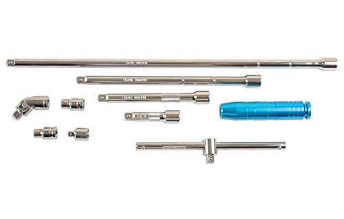 Laser 6081 Extension Bar Set 3/8"D 10pc