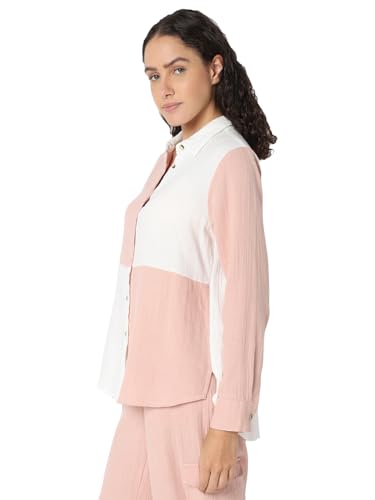 Image of VERO MODA Women's Cotton Regular Fit Shirt