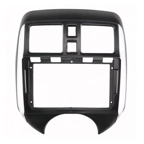 Auto Radio Estéreo 9 Pulgadas con GPS Reproductor MP5 Panel Marco Carcasa 2DIN Cubierta Tablero para Versa para Note 2014-2016(Marco)