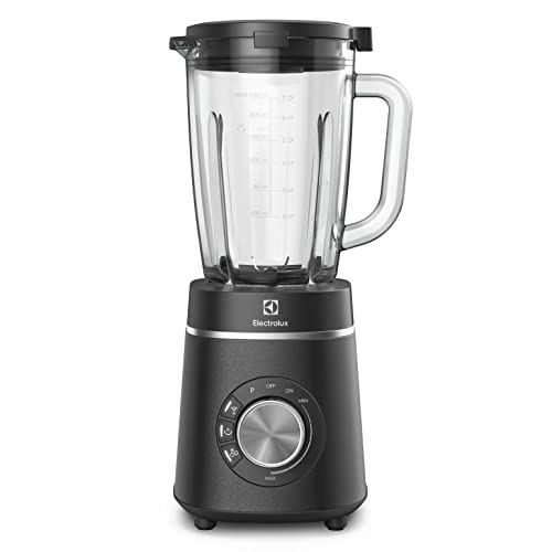 Liquidificador Electrolux inox preto jarra de vidro resistente capacidade 2L 3 receitas pre-programadas função pulsar 1200W BLP70 220v