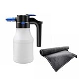 噴霧器 電動 フォームガン 電動噴霧器 洗車用 自動蓄圧式 霧吹き 1.5L容量 USB充電式 幅広い用途 洗車 掃除 園芸 洗車タオル付き