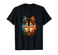 Siberian Husky T Shirt Gift - Cool Sunglasses - Tshirt for Men Women Boys & Girls - Kids & Adults - People who love their husky babies will love this cute, funny tee! Whether you have Husky puppies or grown adults, this shirt is for you! Know somebod...