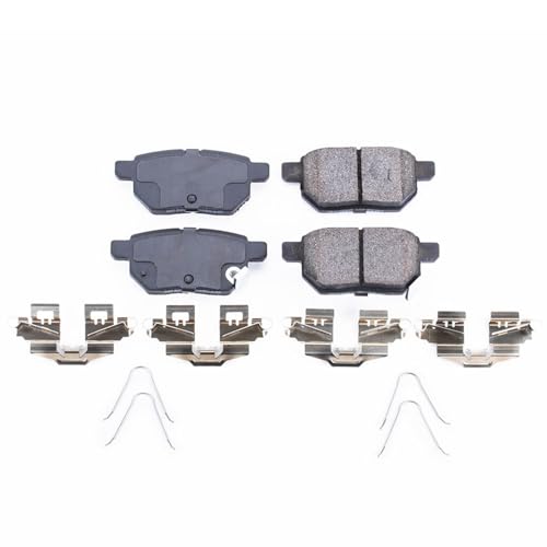 Image of PowerStop Rear Brake Pads for Lexus CT200h 2011-17 |Scion iM 2016 |Toyota Corolla iM 2017-18 |Prius 2010-20 |Prius Plug-In 2012-15 - Z17 Ceramic Brake Pads with Installation Hardware, 17-1423