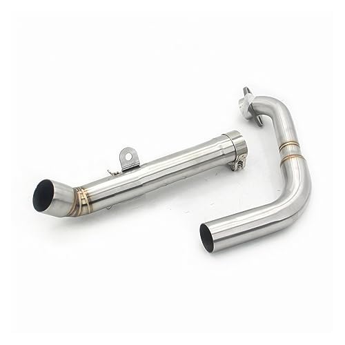 Silencieux moto en acier durable avec collecteur avant pour YZF R125 2014-2018 et MT 125