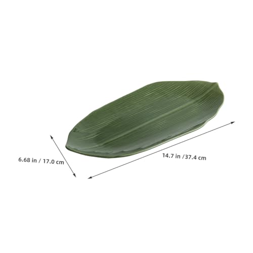 Plato de cerámica rectangular para servir sushi miniatura 7