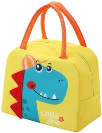 Bolsa Térmica Infantil Fitness Viagem Animais 3D Menina Menino Impermeável Escolar Marmita Com Alça (Dino Amarelo) Menor preço em Bolsa Térmica Infantil Fitness Viagem Animais 3D Menina Menino Impermeável Escolar Marmita Com Alça (Dino Amarelo)