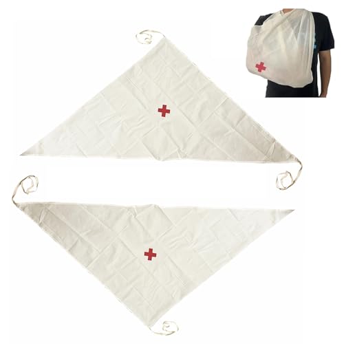 Benda triangolare personalizzata per pronto soccorso in cotone 136x96cm