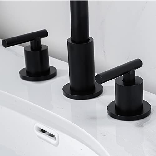 Mélangeur de lavabo avec bec pivotant 360 et double commande eau - 5