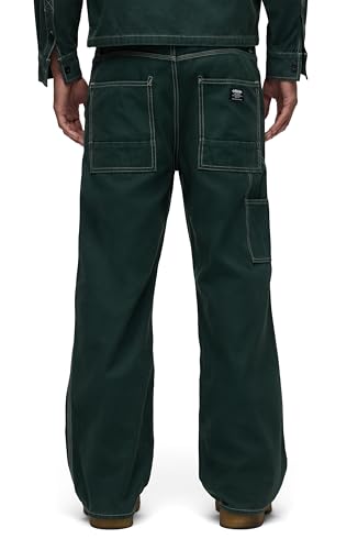 HUDSON Men's Luca Relaxed Fit Wide Leg Carpenter Pant3