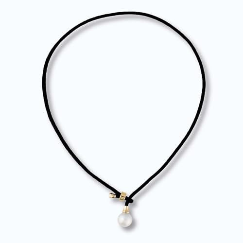 Real Pearl on Rope Necklace2