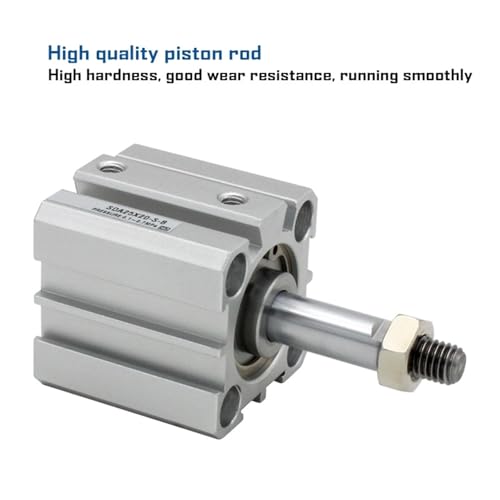 Vérin pneumatique SDA50 compact pour éviter les pannes de poussée