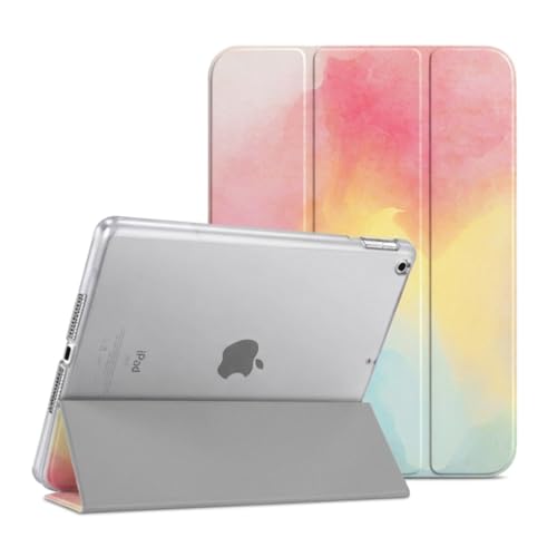 Image of MOCA Case for 10.2 inch iPad 9th 8th 7th Gen 10.2 inch iPads 2021 2020 2019 Launch A2603 A2604 A2605 A2270 A2428 A2429 A2430 A2197 A2198 A2200 Flip Cover (Rainbow, 10.2 inch iPad 9th 8th 7th Gen)