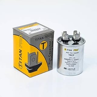 TRCF17.5-Titan Pro TRCF17.5 TITAN PRO Run Capacitor 17.5 MFD 440/370 Volt Round