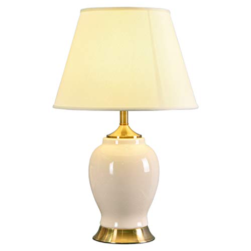 Preisvergleich Produktbild FLYFO Europäischer Stil Keramik Tischlampe, Warm und Kreativ Riss Schreibtischlampe, Wohnzimmer Schlafzimmer Nachttischleuchte Haus Dekoration Beleuchtung, Tischleuchte