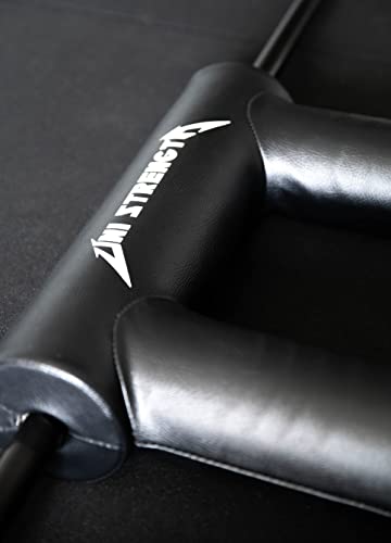Soulagez vos épaules avec la Safety Squat Bar 660 Kg dotée d'un pad monobloc confortable