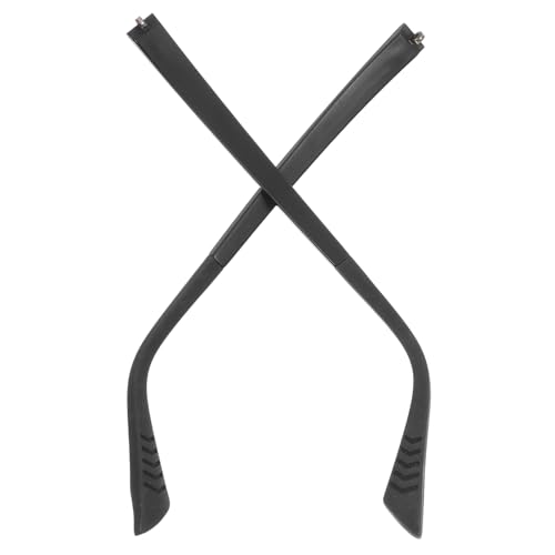 GOOHOCHY Patillas De Repuesto Para Gafas Aplicables, Accesorios Para Reparación, Soporte Para Brazo De Gafas Negro, Kit, Compatible Ópticas y Uso Personal, Alta Durabilidad