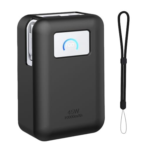 For Anker Nano Power Bank (10000mAh, 45W, ����莮 USB-C�P�[�u��) �P�[�X �㎿�V���J�Q���f�� �L�Y�h �y�� �C�菝�h�~ �S�ʕی�^ �ϋv�� �ϏՌ� �X�|�[�c�N�[���ȃf�U�C�� �X���� �\�t�g Anker Na