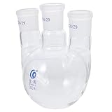 SOLUSTRE 1stk Flasche Terrarium Terrarien Laborgeräte Laborbehälter Labor-dreihalskolben Destillationsapparat Destillierkolben Dreihalskochkolben Kochender Kolben Glas Runder Boden