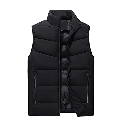 Chaleco plumón ligero hombre negro talla S de invierno casual impermeable 4