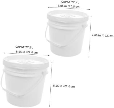 Toddmomy 2pcs Portable Plastic Wet Tissue Wipes Container with Lid 4l 5l Capacity, Single Handed Tissue Extraction, Stylish Design for Office and Backpack Use - 1
