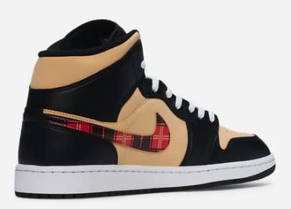 Nike Air Jordan 1 Mid SE - Black / Multi Color / Sesame / Fire Red / White4