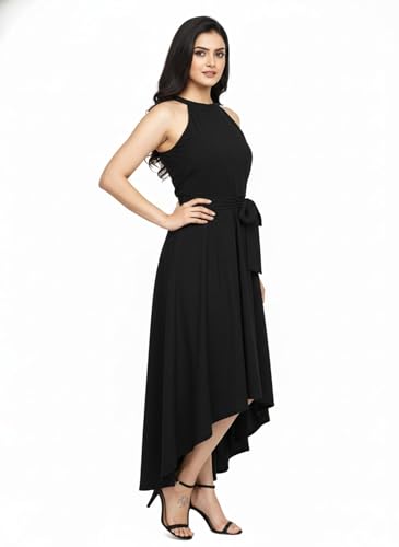 Image of Women's Western High Low Knee Long One Piece Dress