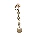 Martinique Gold plated Cream faux Pearl Clip On Earrings