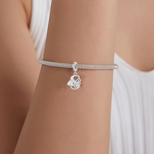 Letter Charms für Pandora Armbänder Silber Alphabet Initiale Charms S Bead Anhänger Schmuck Geschenk für Frauen Mädchen