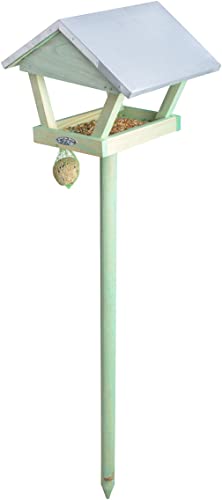 115 cm hoch Esschert Design Vogelfutterhaus Futterhäuschen überdacht