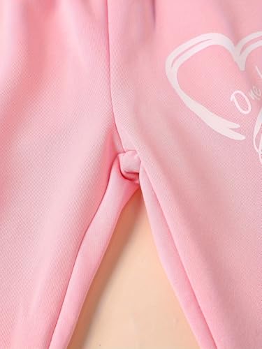 Girls Sweatpants - 3 Pack Teen Girls' Athletic High Waisted Joggers Pants with Pockets Multicoloured 4-14Y4