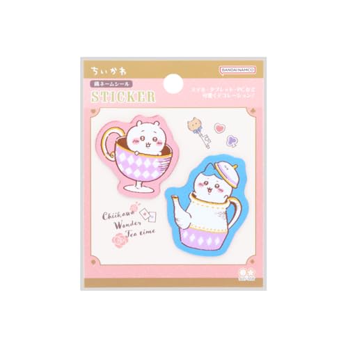 Amazon.co.jp: サンスター文具 ちいかわ シール 織ネーム Wonder Tea