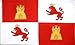 3'x5' SPANISH FLAG of CASTILE and LEON, Spain banner